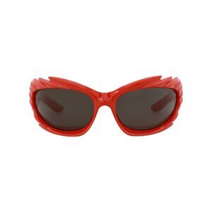 Balenciaga Shield-Frame Bio Injection Sunglasses Red Unisex-Adult